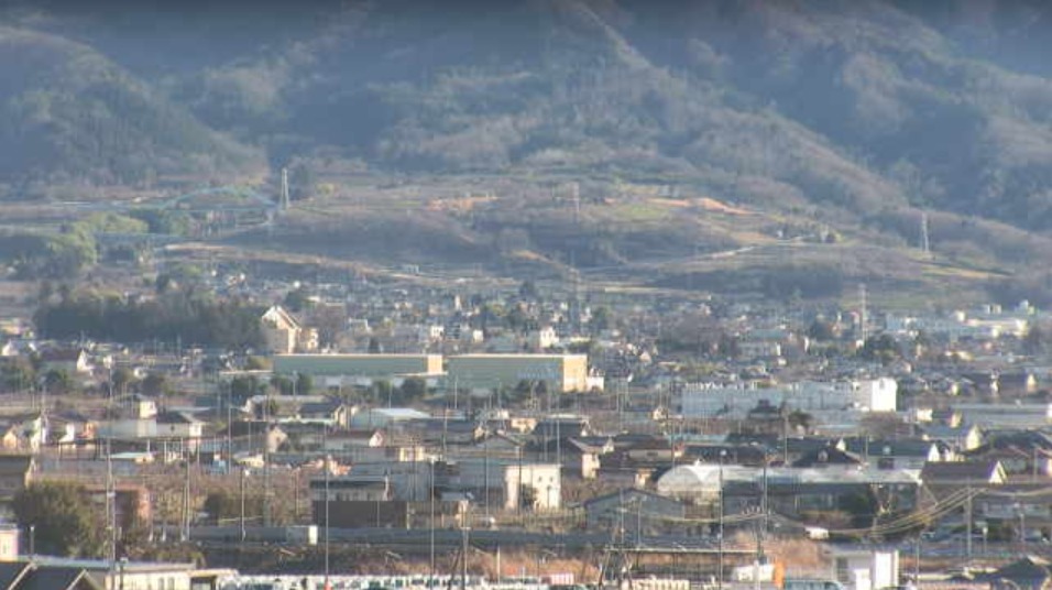 笛吹市役所八代ふるさと公園方面ライブカメラ(山梨県笛吹市石和町市部)