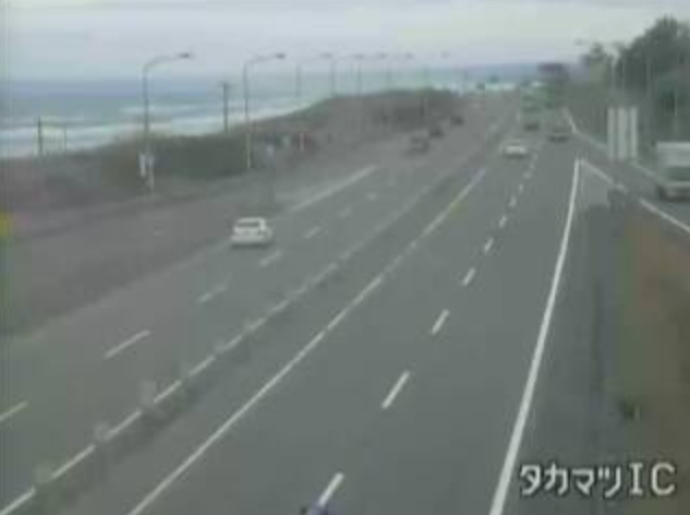 のと里山海道高松インターチェンジライブカメラ(石川県かほく市高松)