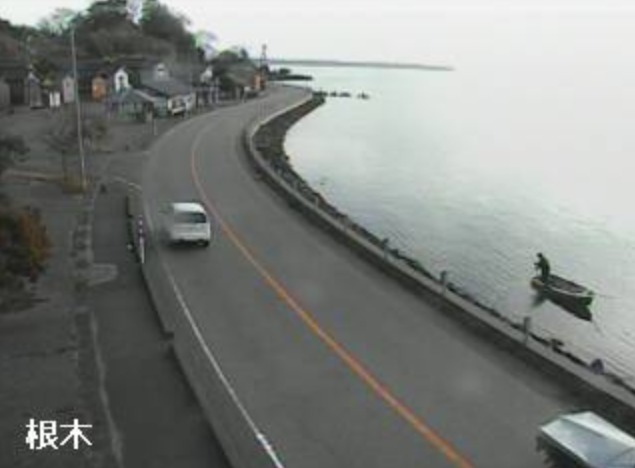 国道249号根木ライブカメラ(石川県穴水町根木)