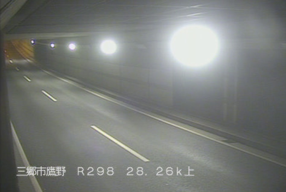 国道298号鷹野地下道内回りライブカメラ(埼玉県三郷市鷹野)