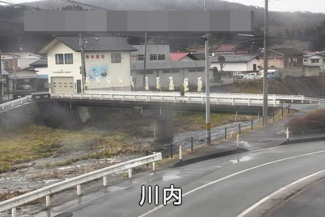 砂鉄川川内ライブカメラ(岩手県一関市大東町大原)