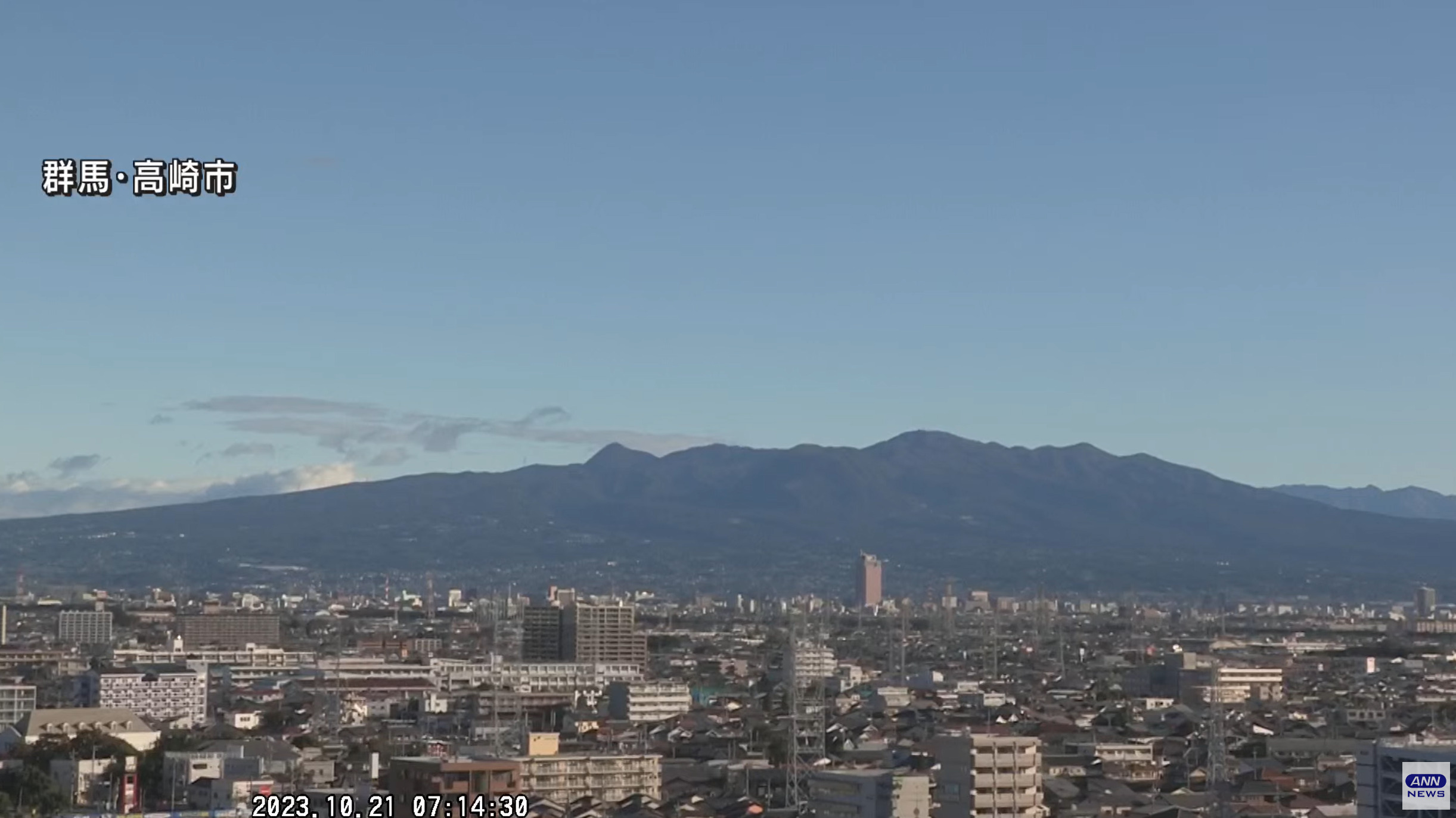 テレビ朝日高崎市ライブカメラ(群馬県高崎市)
