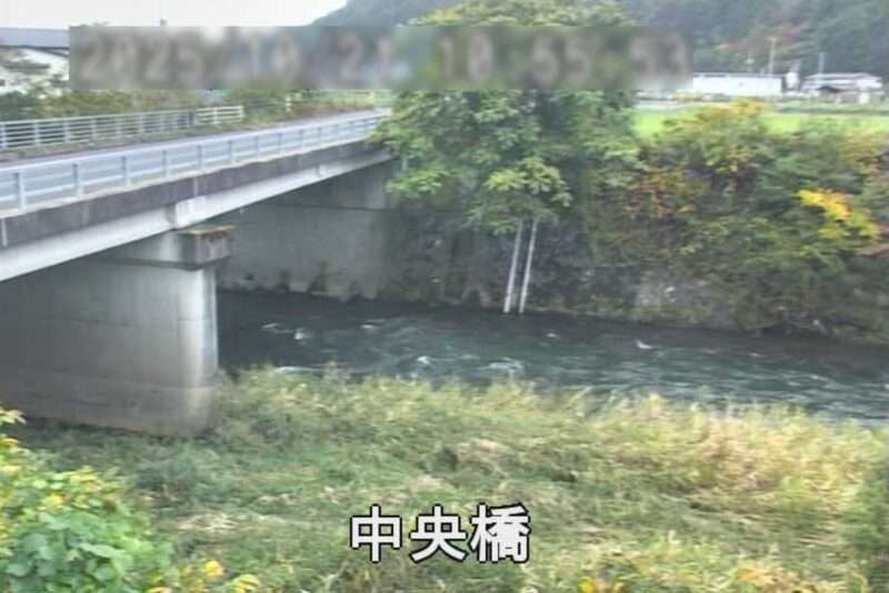 安比川中央橋ライブカメラ(岩手県二戸市浄法寺町飛鳥)