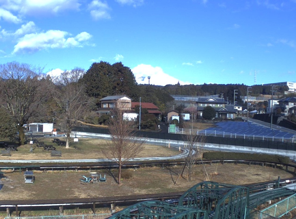 富士五湖TV日本庭園鉄道富士山望遠ライブカメラ(静岡県裾野市今里)