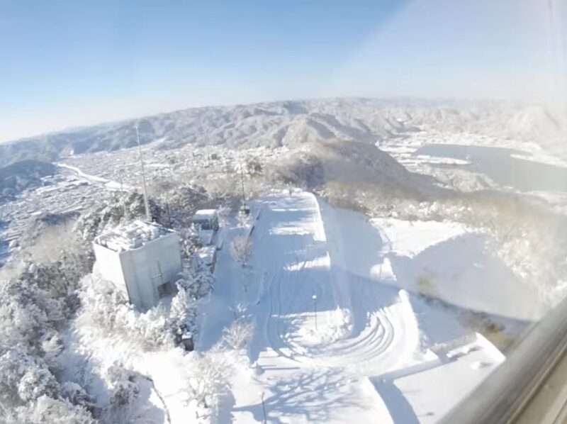 五老スカイカフェnanakoライブカメラ(京都府舞鶴市上安) 2026年1月23日 白銀の舞鶴