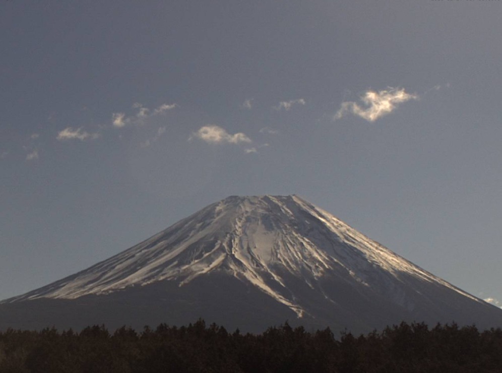 富士五湖TV朝霧高原富士山望遠ライブカメラ(静岡県富士宮市根原)