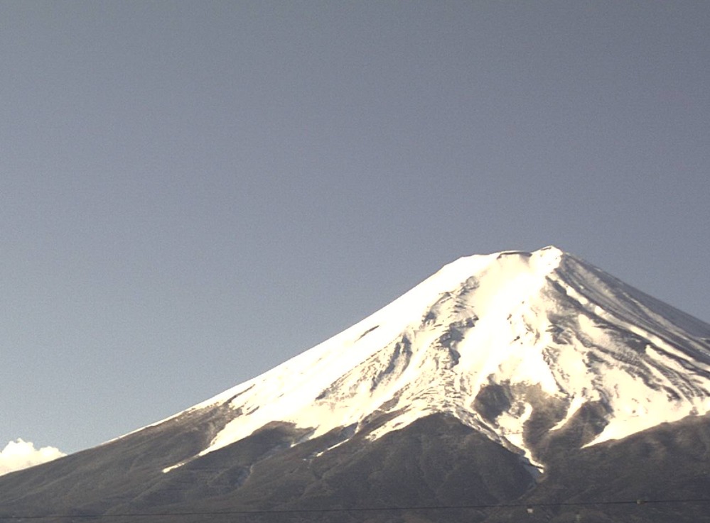 富士五湖TV富士吉田中曽根富士山望遠ライブカメラ(山梨県富士吉田市中曽根)