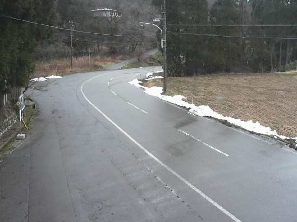 富山県道29号高岡羽咋線坪池ライブカメラ(富山県氷見市坪池)