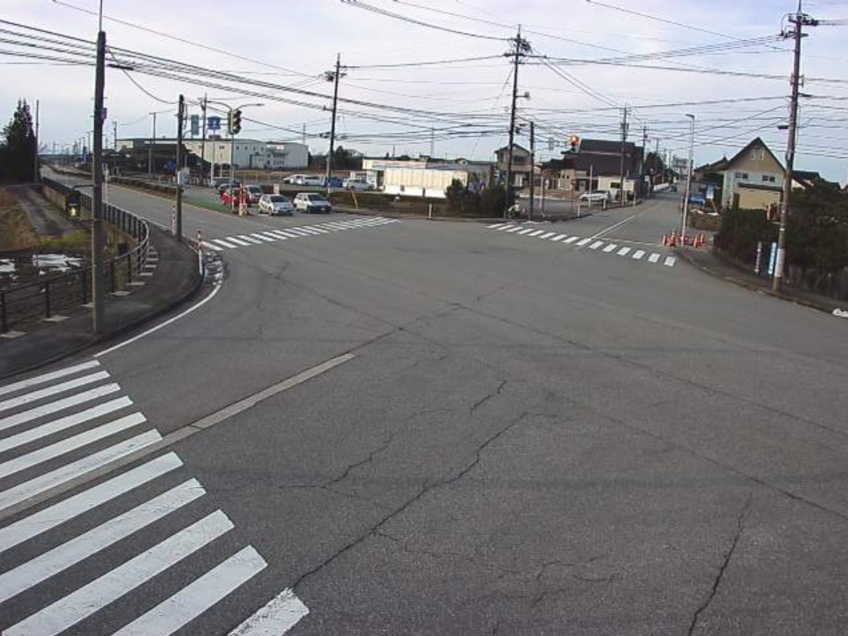富山県道51号蓑輪滑川インター線栃山ライブカメラ(富山県滑川市栃山)