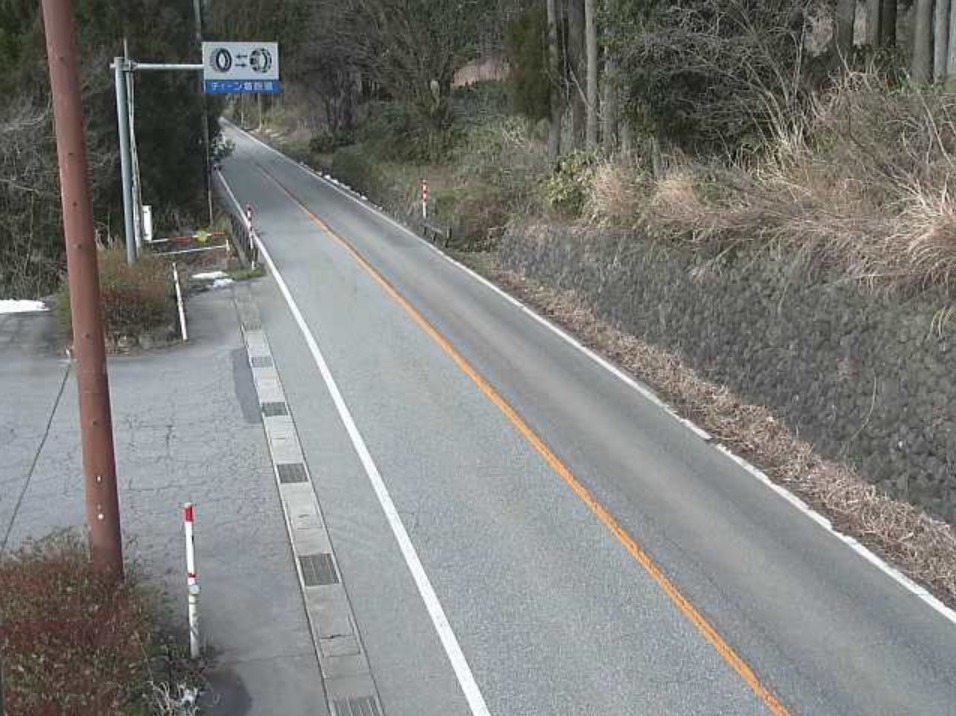 富山県道6号富山立山公園線千垣ライブカメラ(富山県立山町千垣)