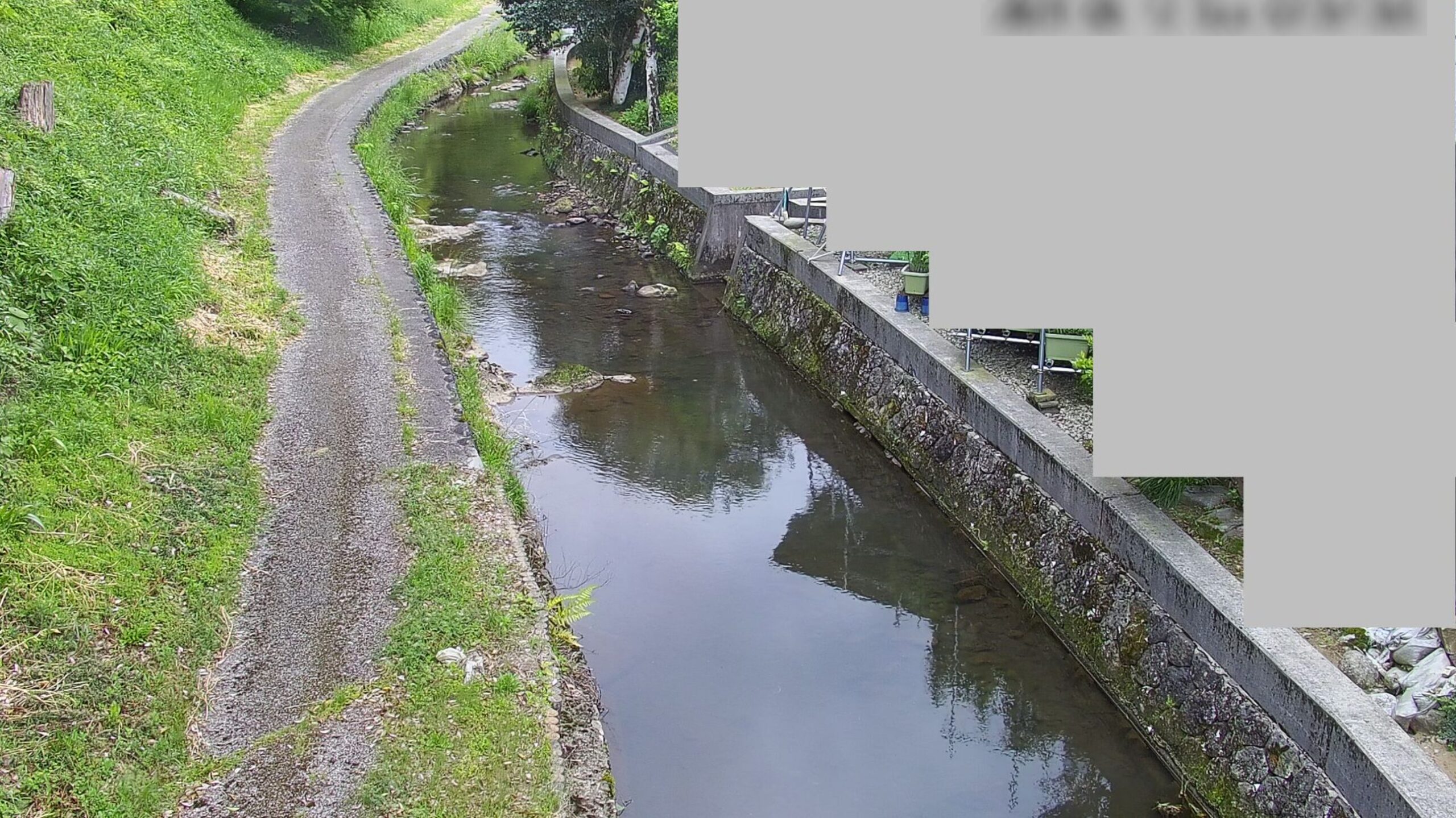 排水路長滝ライブカメラ(石川県能美市長滝町)