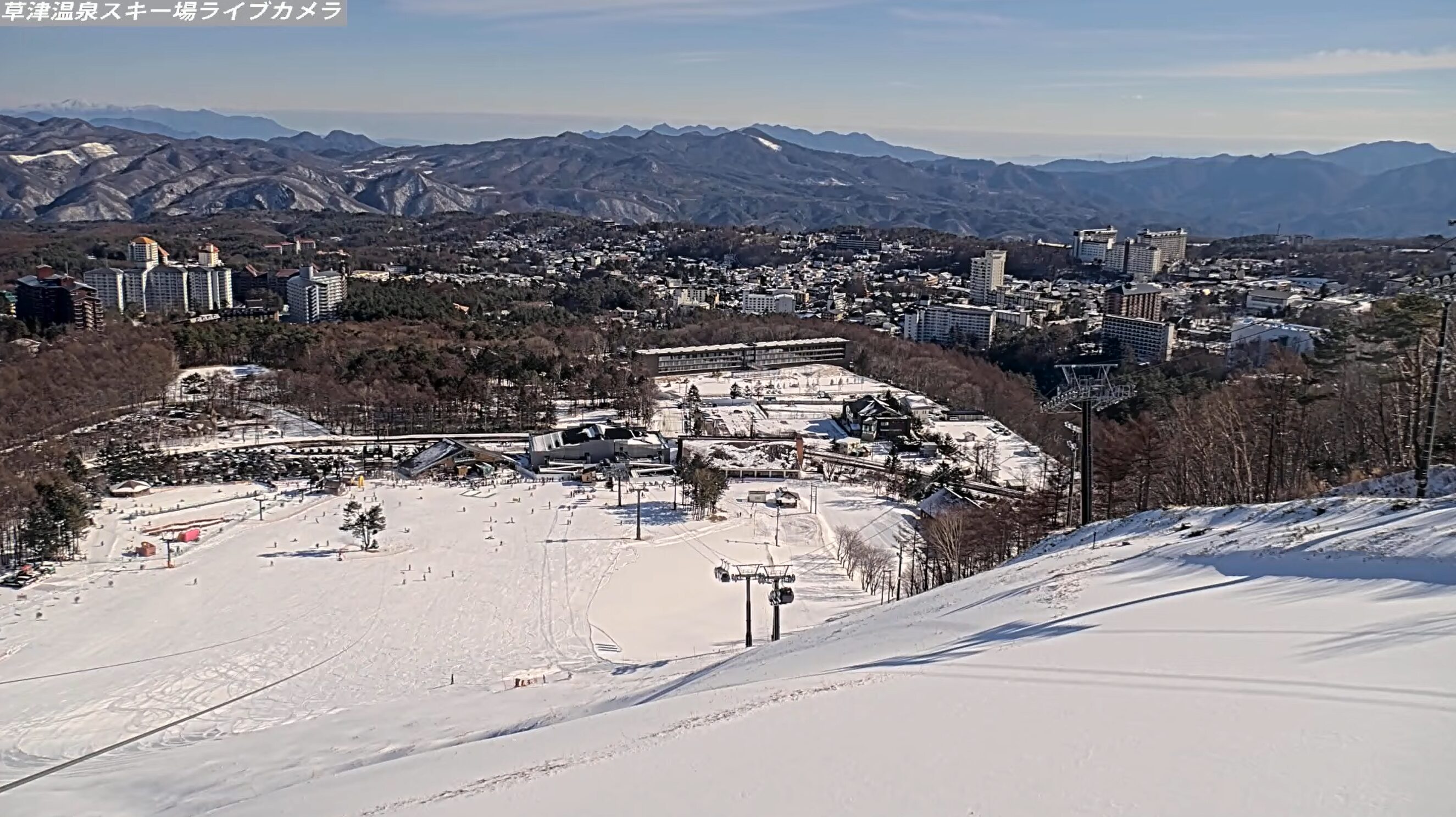 草津温泉スキー場天狗山山頂エリアライブカメラ(群馬県草津町草津)
