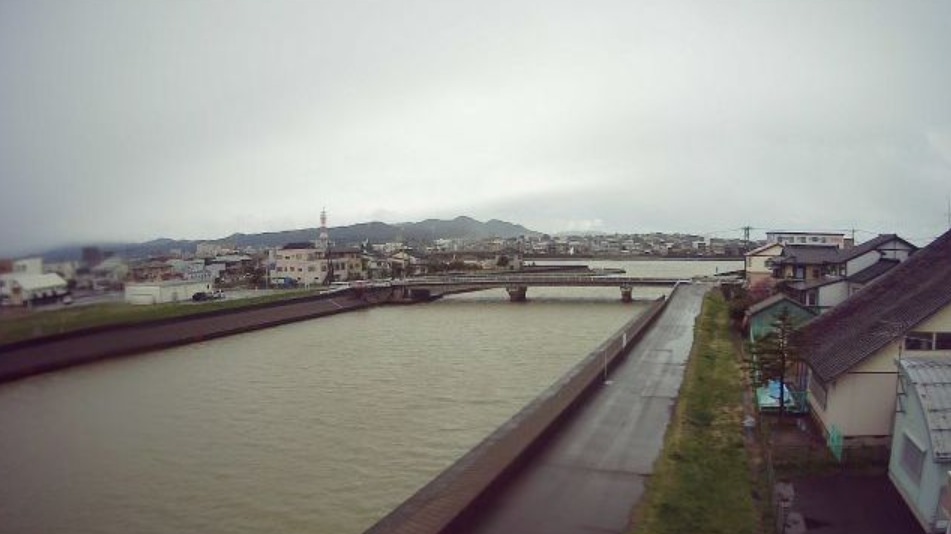 保倉川川原町第二排水樋管ライブカメラ(新潟県上越市港町)