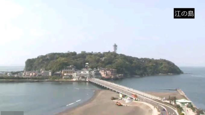 湘南江の島ライブカメラ(神奈川県藤沢市片瀬海岸)