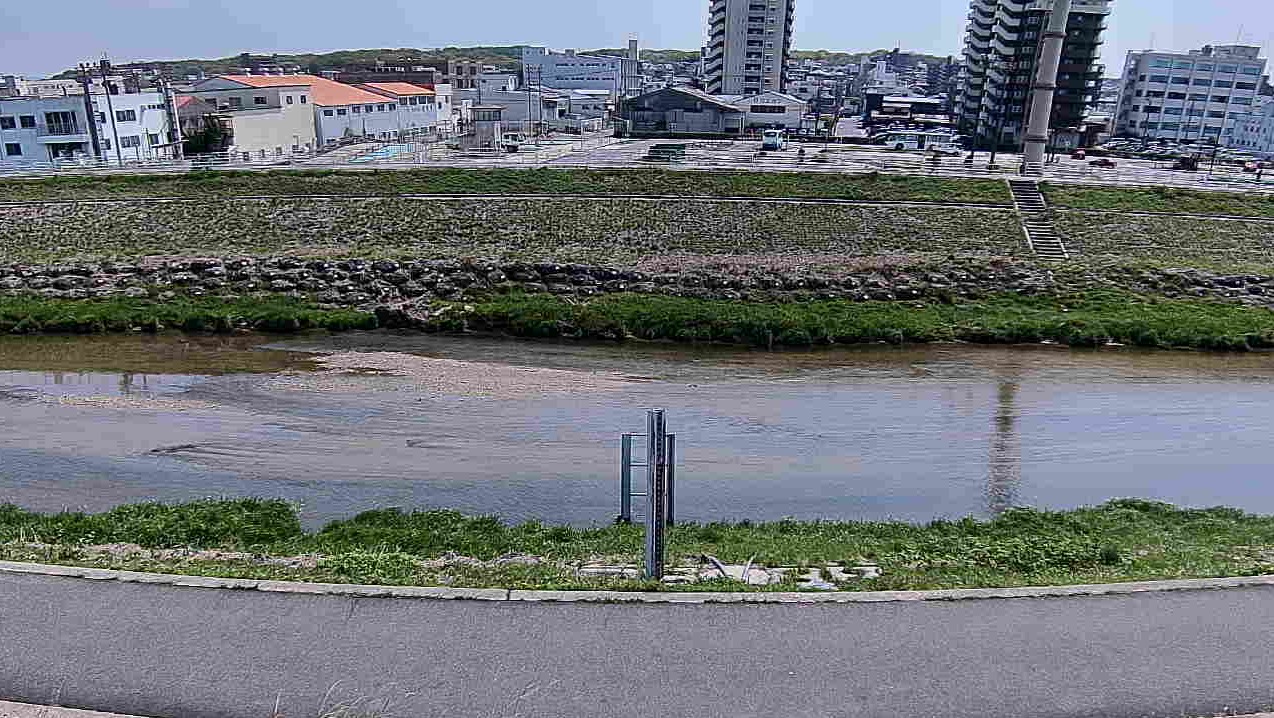 天白川天白川水位観測所ライブカメラ 愛知県名古屋市南区 ライブカメラdb