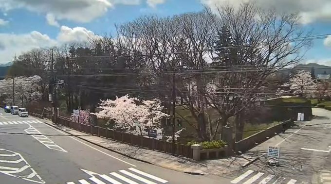 UCV上田城跡公園入口上田駅方面ライブカメラ(長野県上田市大手)