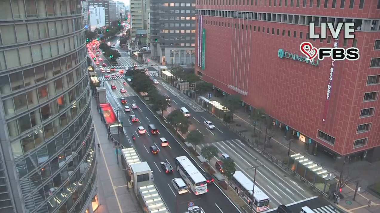 FBS福岡放送ライブカメラ(福岡県福岡市中央区)