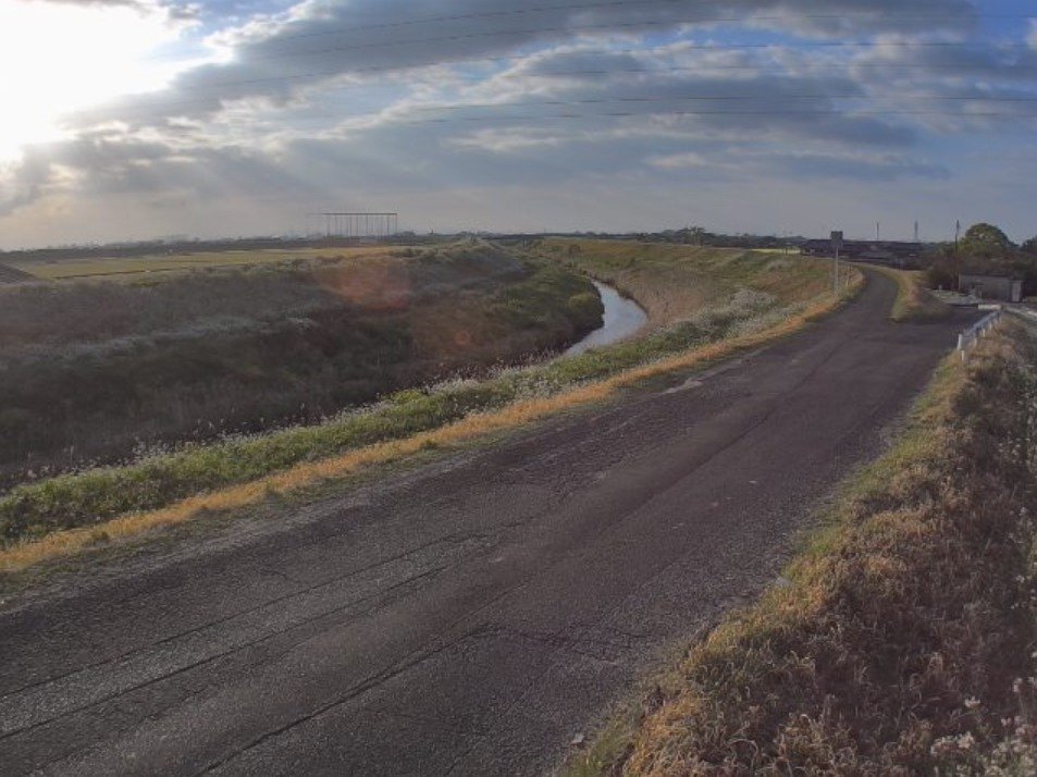 祇園川深町水位観測所ライブカメラ(佐賀県小城市三日月町堀江)