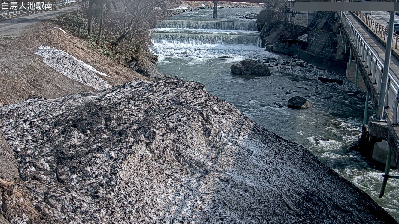 姫川白馬大池駅南ライブカメラ(長野県小谷村千国)