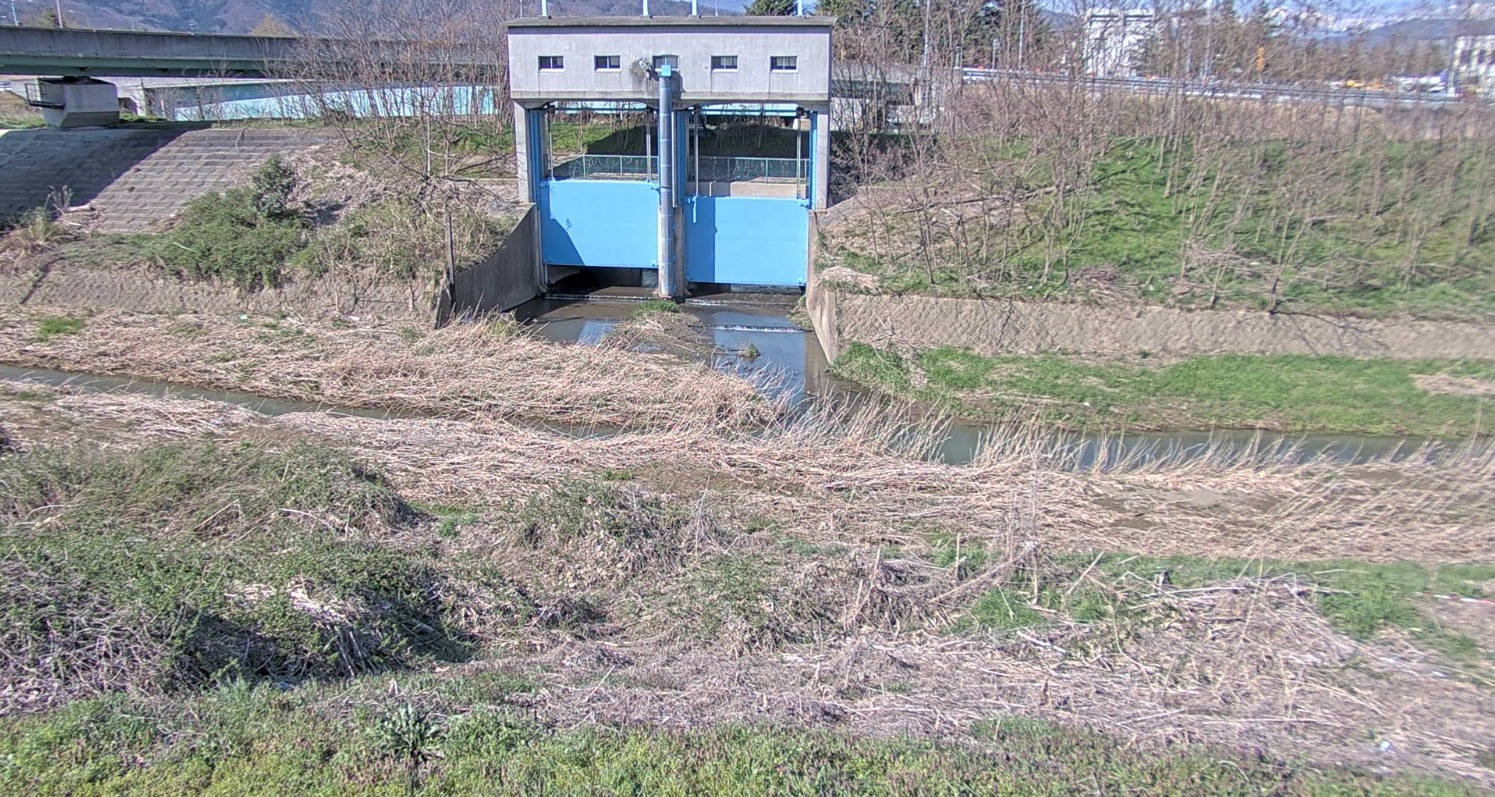 蛭川清野川樋門ライブカメラ(長野県長野市松代町東寺尾)