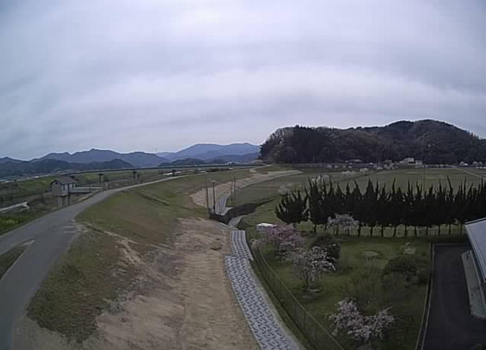 出石川五条大橋左岸下流ライブカメラ(兵庫県豊岡市加陽)