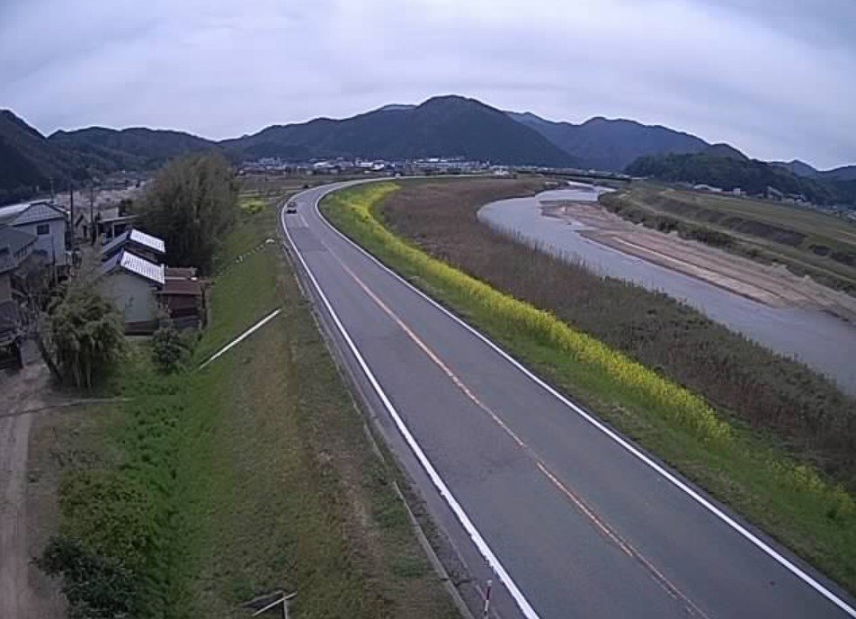 出石川長砂橋上流ライブカメラ(兵庫県豊岡市出石町水上)