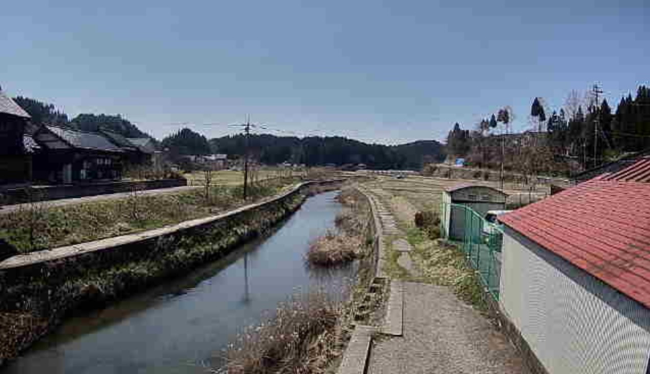 河原田川美登里橋ライブカメラ(石川県輪島市三井町)