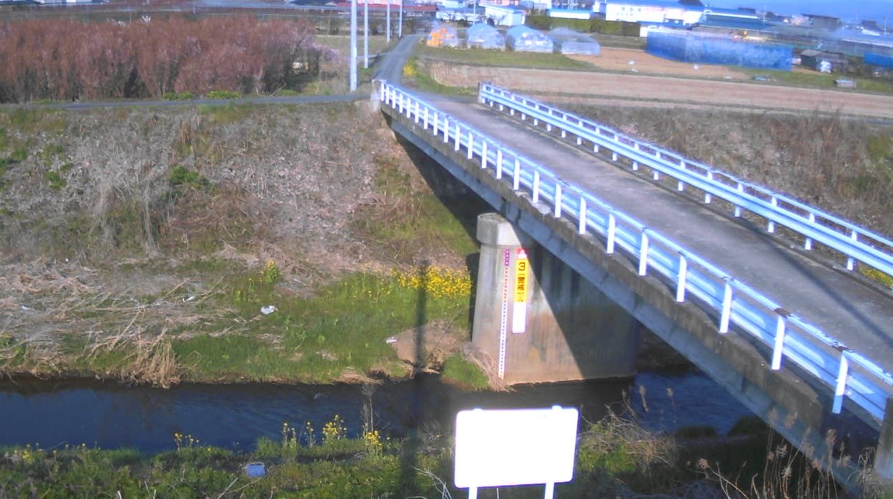倉津川上宿橋ライブカメラ(山形県天童市蔵増)