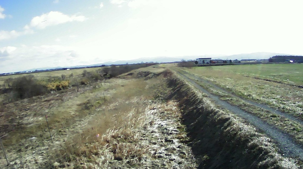 旧美唄川10.86KP左岸ライブカメラ(北海道岩見沢市北村大願)