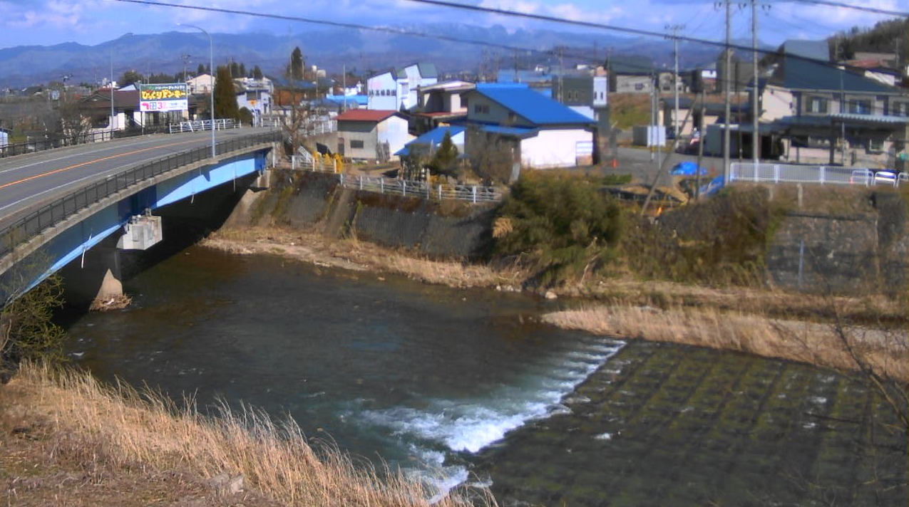 鬼面川大樽橋ライブカメラ(山形県米沢市舘山)