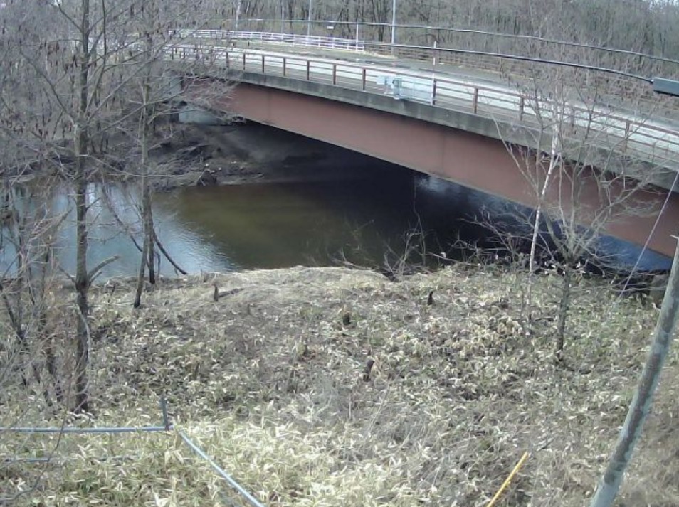 然内川6.2KPライブカメラ(北海道別海町中西別朝日町)