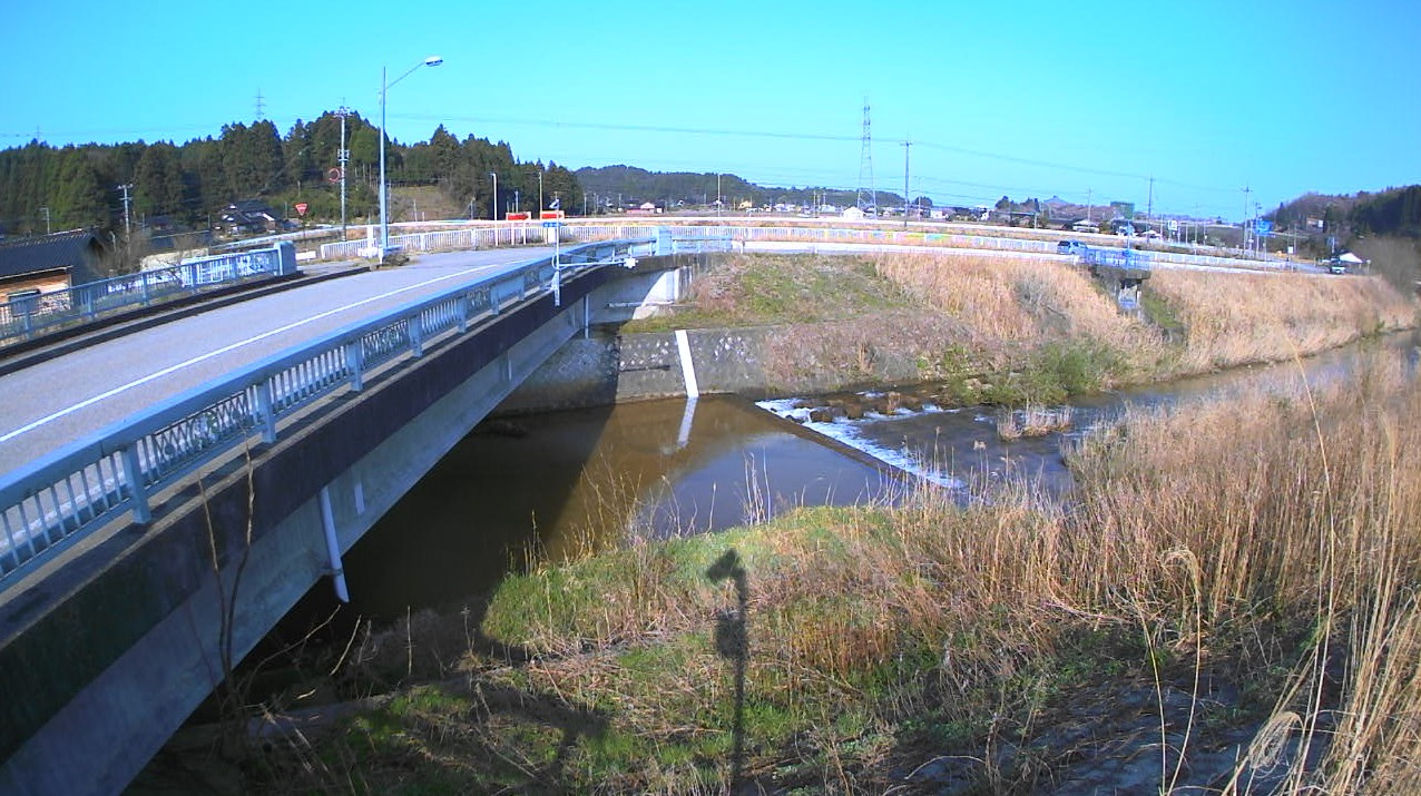 子浦川金谷橋ライブカメラ(石川県宝達志水町散田)