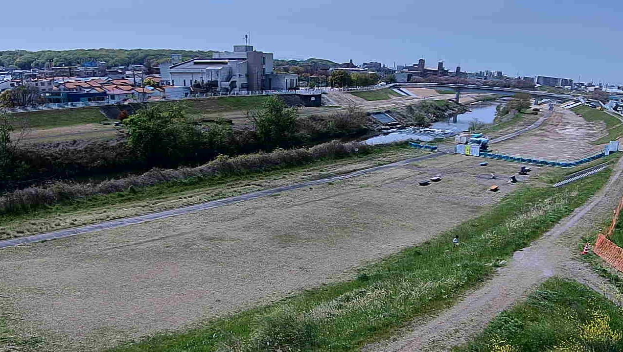 天白川天白島田水位観測所ライブカメラ(愛知県名古屋市天白区)