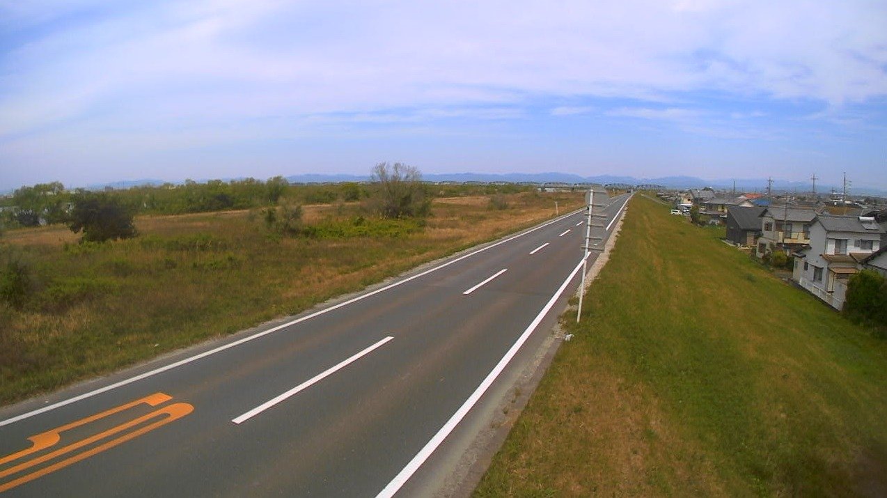 天竜川6.8KP左岸ライブカメラ(静岡県磐田市竜洋中島)