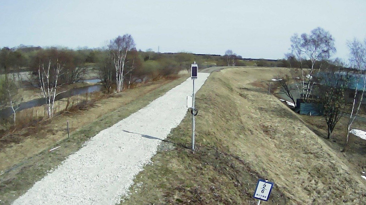 湧別川6.2KP右岸ライブカメラ(北海道湧別町中湧別北町)