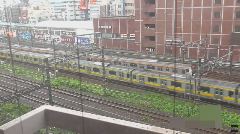 NEdS新宿駅付近鉄道定点第1ライブカメラ(東京都新宿区西新宿)