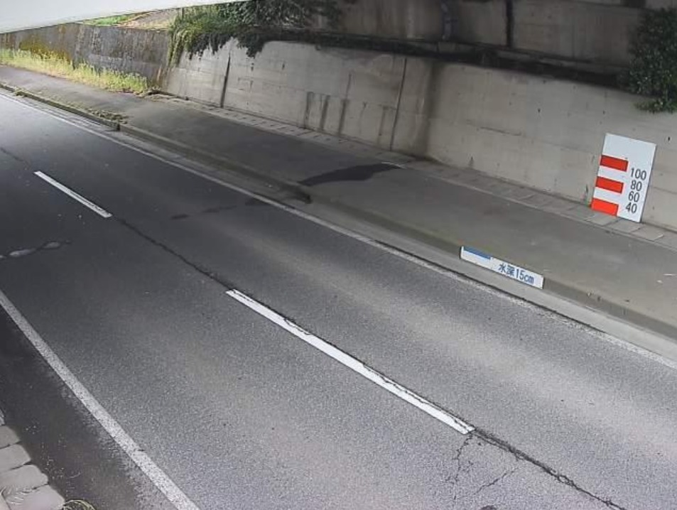 福井県道112号栃神谷鳴鹿森田線兼定島アンダーパスライブカメラ(福井県永平寺町松岡兼定島)