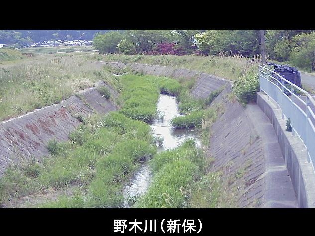 野木川新保ライブカメラ(福井県小浜市新保)
