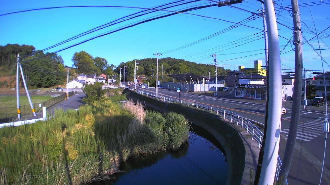 尾名川岡山橋ライブカメラ(栃木県足利市大久保町)