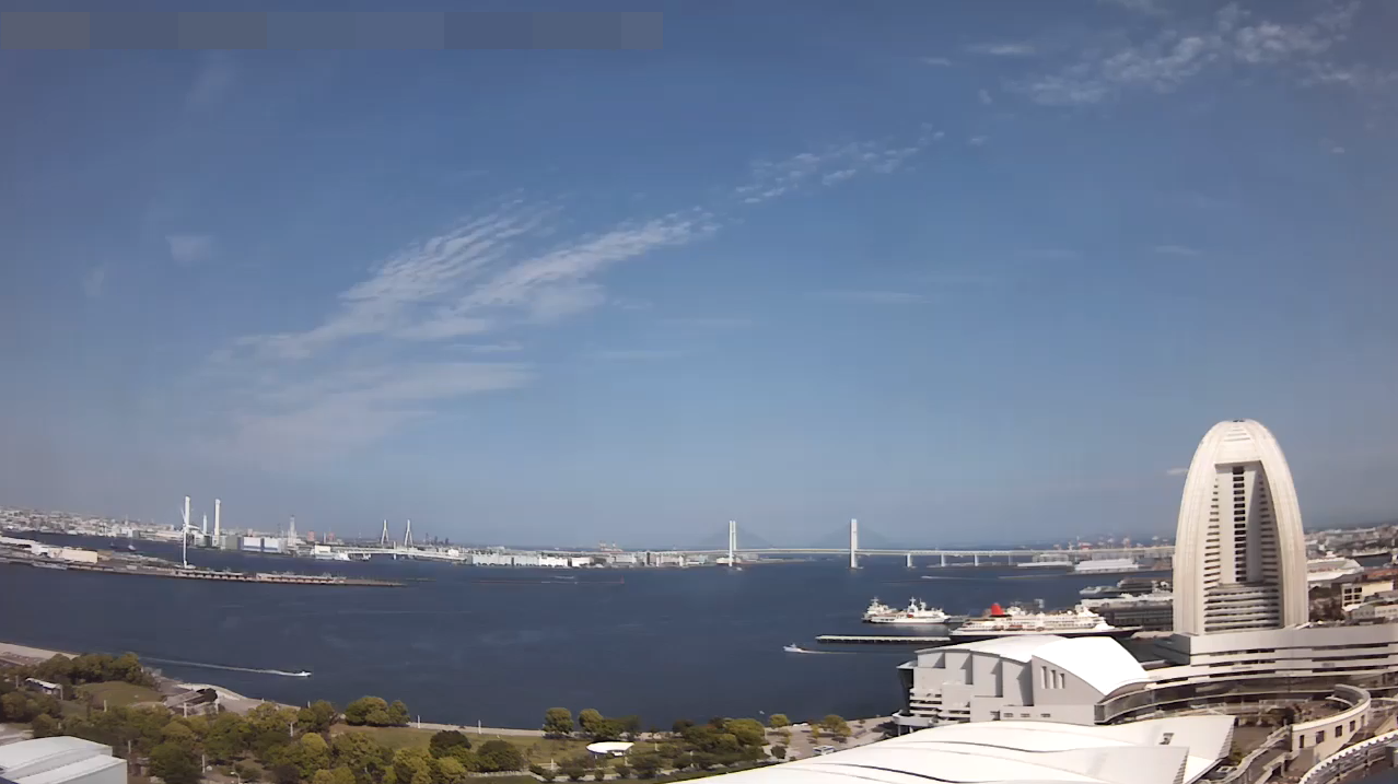 横浜港ライブカメラ(神奈川県横浜市西区)