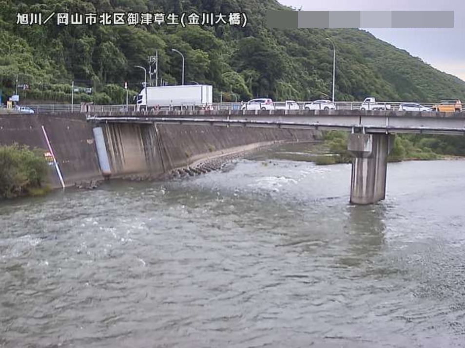 旭川金川大橋ライブカメラ(岡山県岡山市北区)