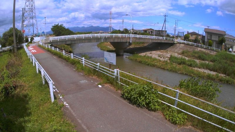 井野川境橋ライブカメラ(群馬県高崎市宿大類町)