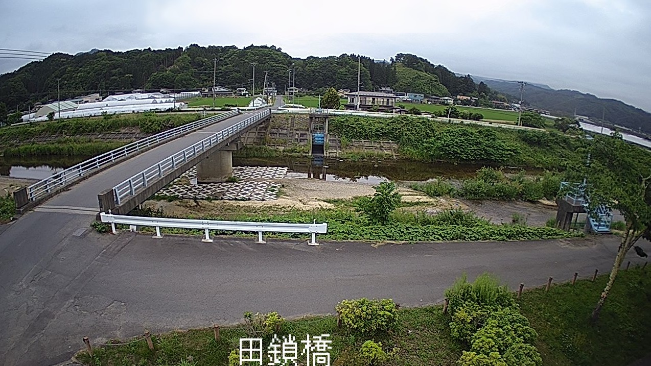 長沢川田鎖橋ライブカメラ(岩手県宮古市田鎖)