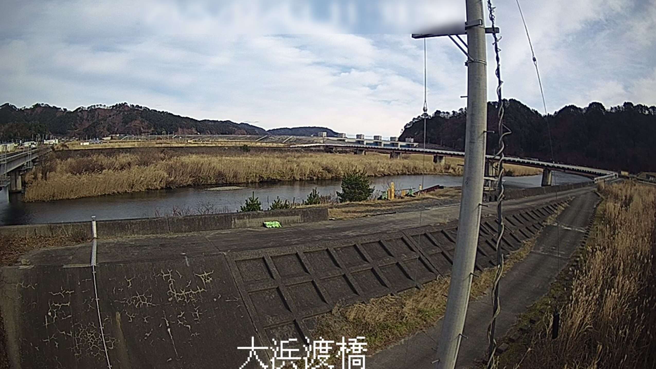 鵜住居川大浜渡橋ライブカメラ(岩手県釜石市鵜住居町)
