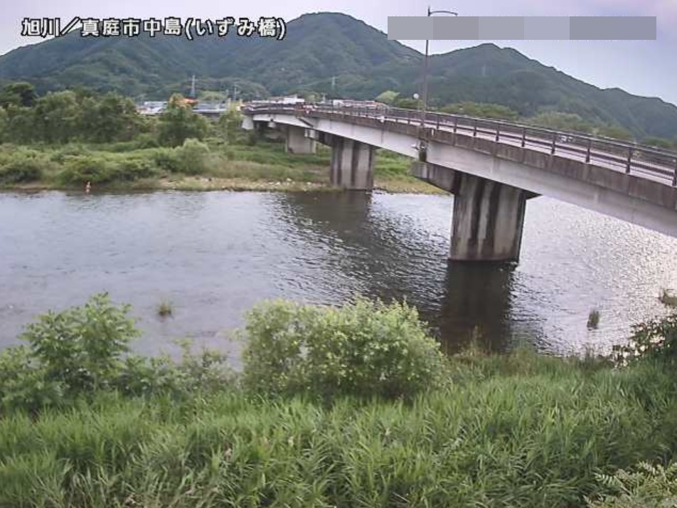 旭川いずみ橋ライブカメラ(岡山県真庭市中島)