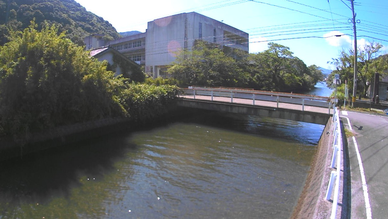 今富川今富川水位観測所ライブカメラ(熊本県天草市河浦町今富)