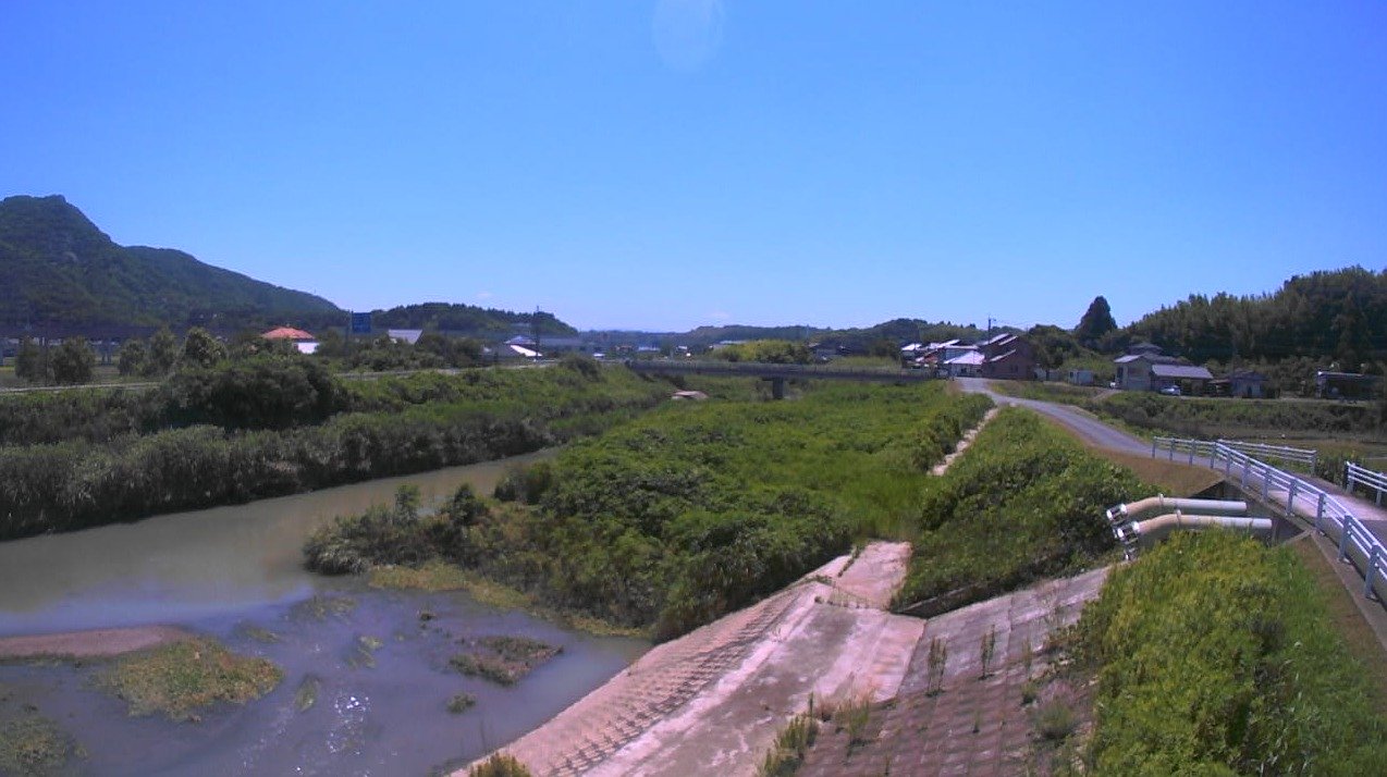 木葉川木葉水位観測所ライブカメラ(熊本県玉名市安楽寺)
