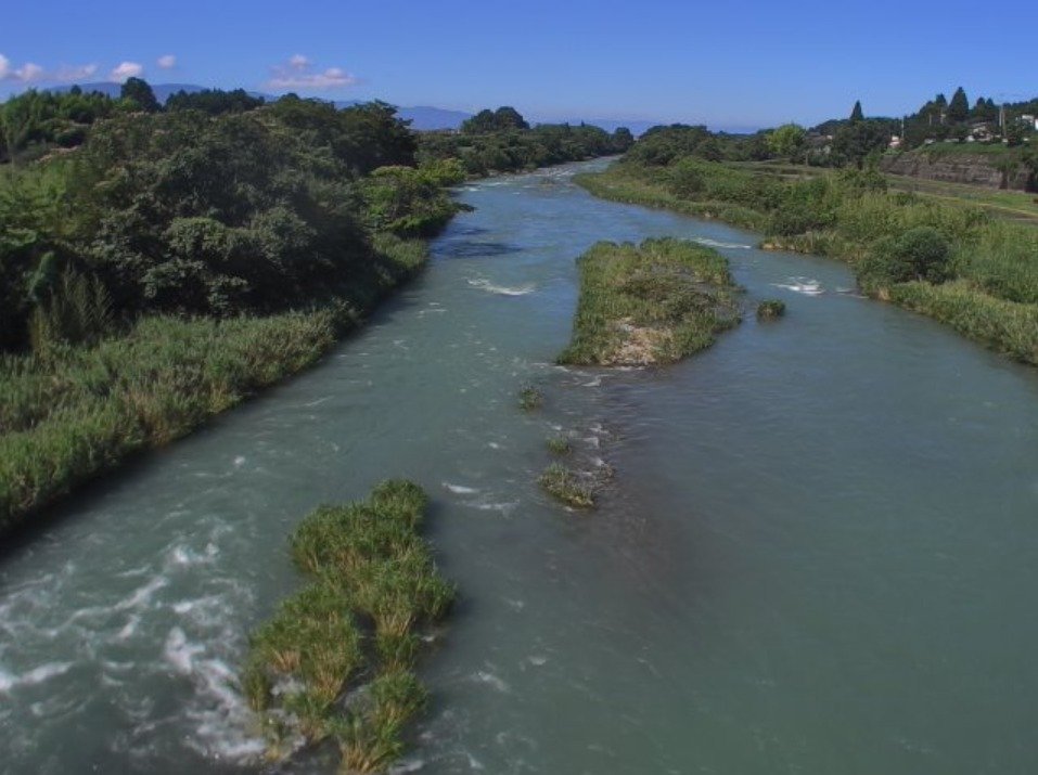 球磨川鵜木橋下流ライブカメラ(熊本県水上村岩野)