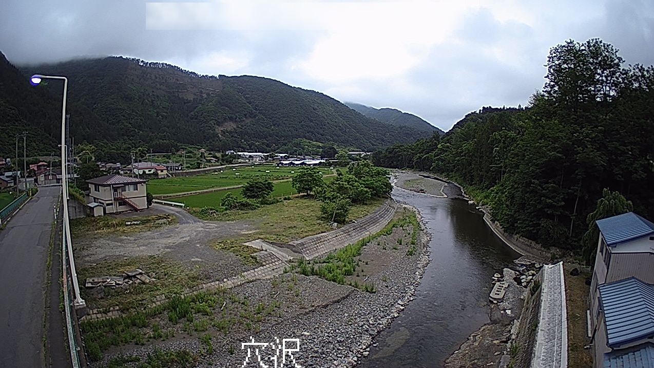 小本川穴沢ライブカメラ(岩手県岩泉町穴沢)