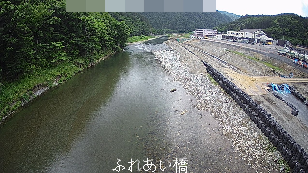 小本川ふれあい橋ライブカメラ(岩手県岩泉町乙茂)